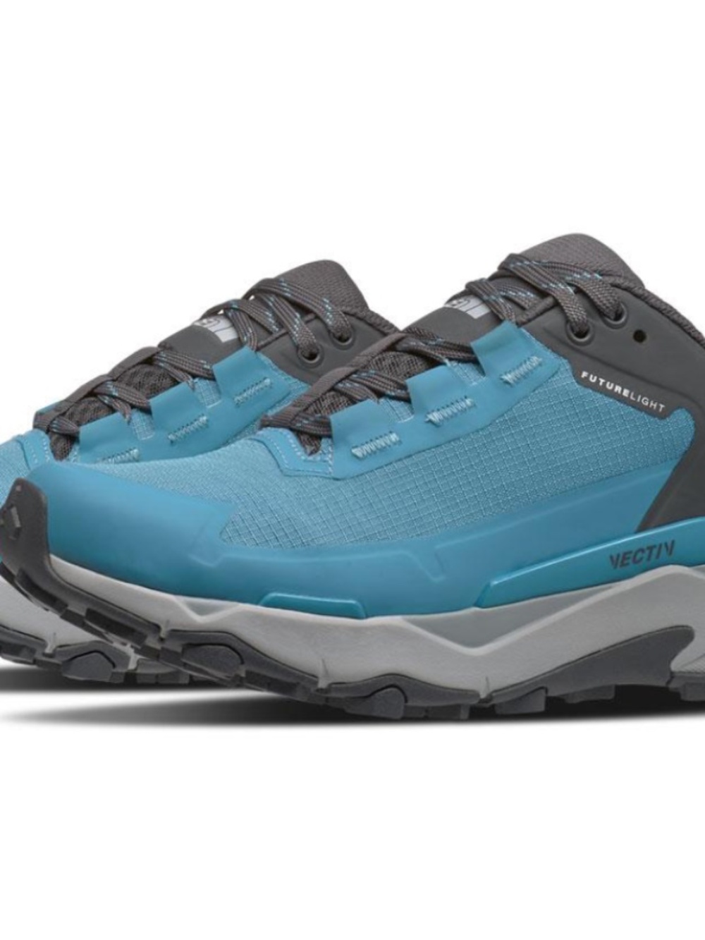 NORTH FACE VECTIV EXPLORIS FUTURELIGHT HIKING SHOES BLUE GREY WOMENS 8  39 NEW